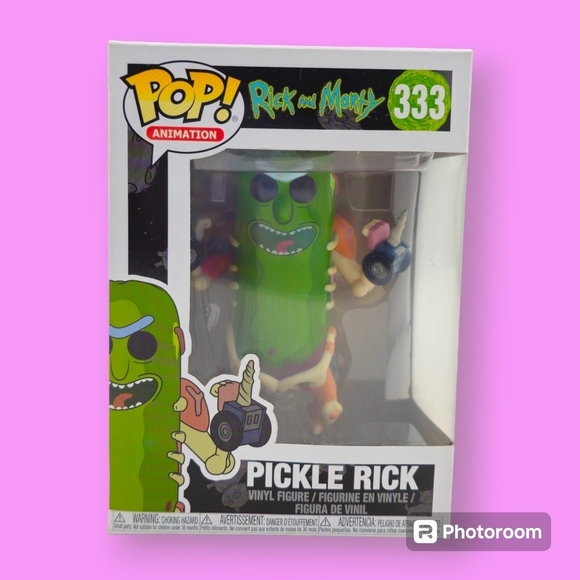 Funko POP! Rick and Morty Pickle Rick #333 Vinyl Figure - Picture 1 of 8